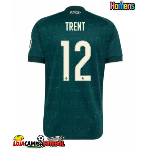 Camisa de Futebol Real Madrid Alexander-Arnold #12 Equipamento Secundário 2026-27 Manga Curta